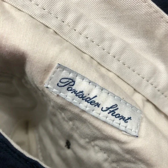 J.Crew Portsider Shorts Mens 32 Dark Navy Blue 7'' Stretch Flat Front - Picture 4 of 11